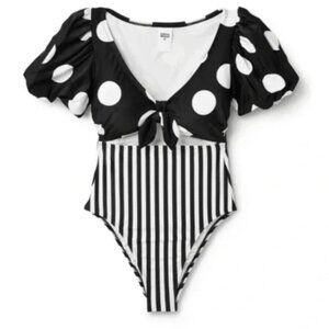 Tabitha Brown For Target Black/White One piece swimsuit!!